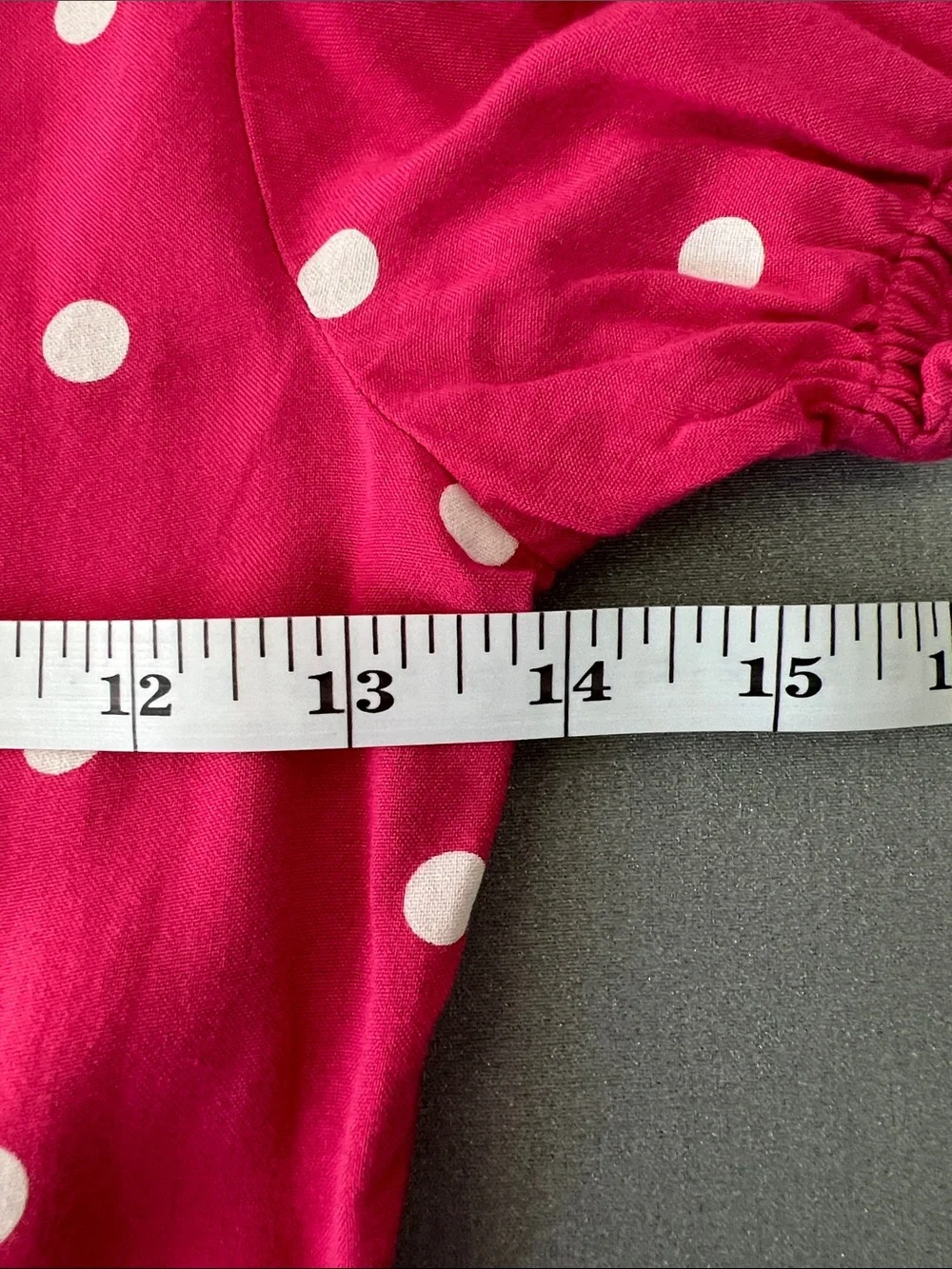 Old Navy | Kids Hot Pink White Polka Dot Button-Front Dress #564088-01 Size L